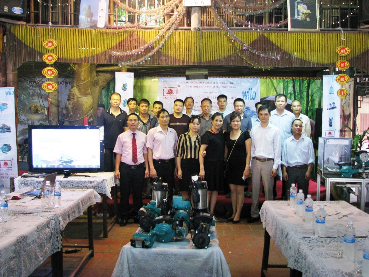 Buổi giao lưu và giới thiệu sản phẩm van vòi sanwa và máy bơm wilo  tại TP.Bắc Ninh 